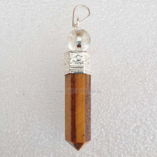Tigers Eye - Ball Point Pendant Tigers Eye - Ball Point Pendant
